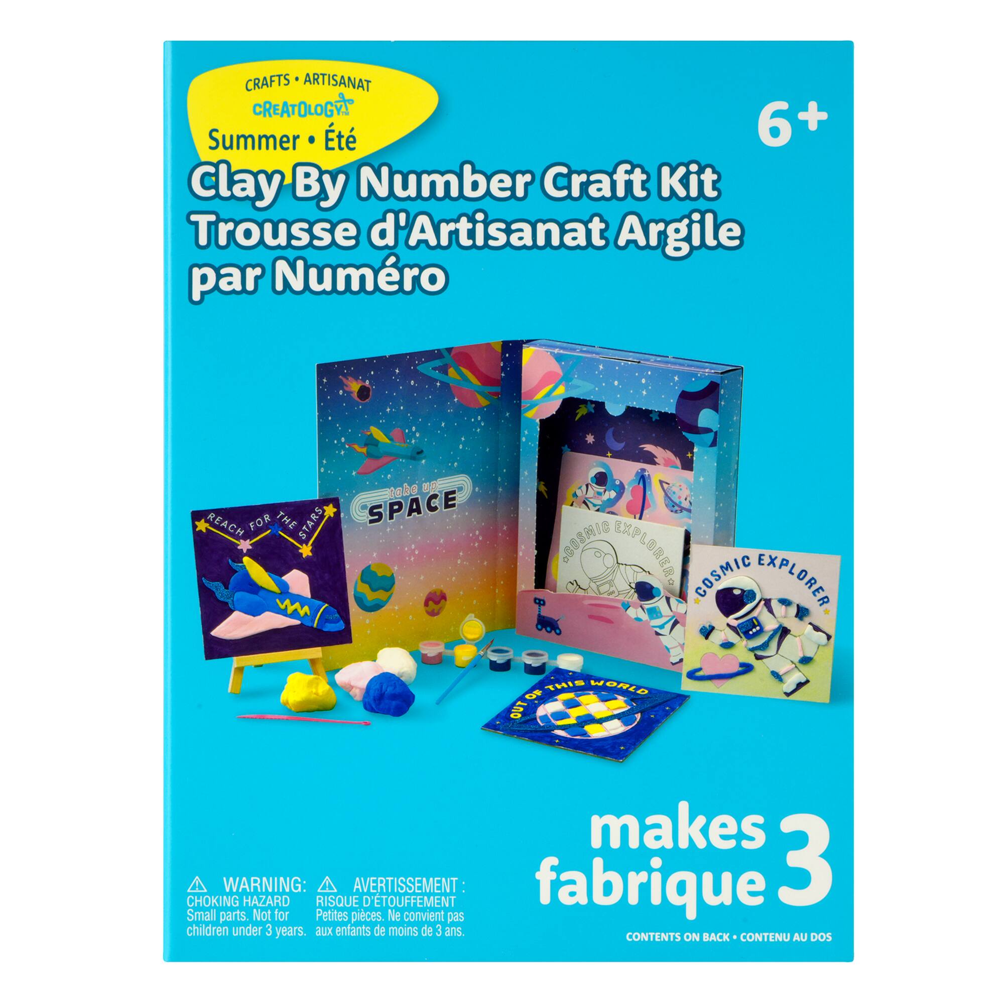 Summer Space Clay by Number Craft Kit by Creatology™